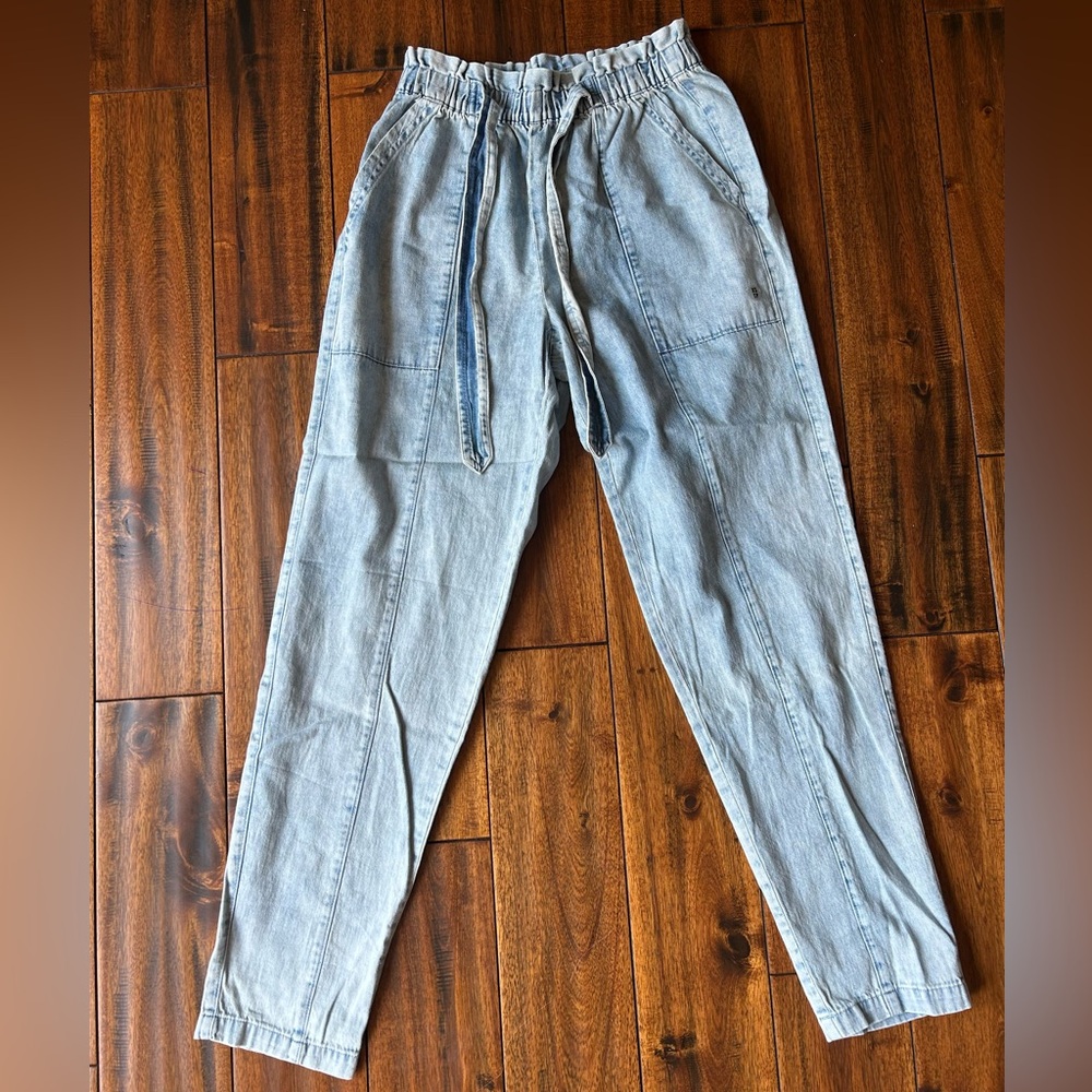 Soft Denim Fabric Aerie Pants